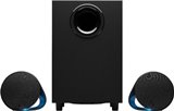 Logitech - G560 LIGHTSYNC 2.1 Bluetooth Gaming Speakers with Game Driven RGB Lighting (3-Piece) - Black