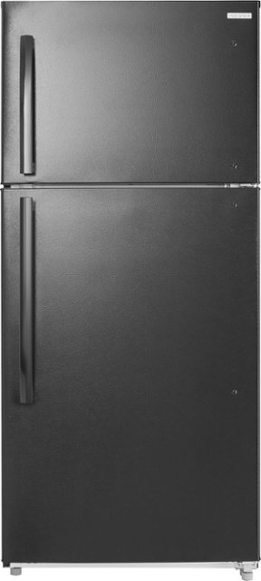 Insignia™ - 18.1 Cu. Ft. Top-Freezer Refrigerator - Black